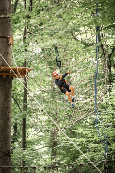 Kletterspaß in luftiger Höhe 